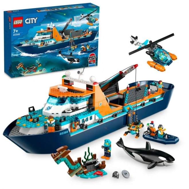 Lego City sarki kutatóló hajó