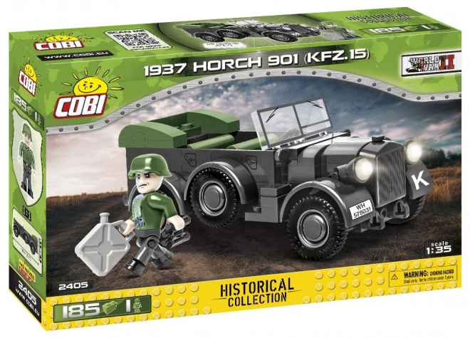 Cobi II. világháborús Horch 901 terepjáró modell