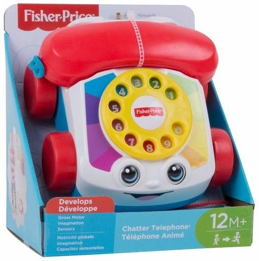 Fisher-Price zenélő húzható telefon