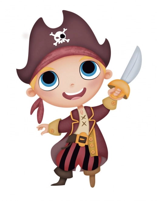 Educa 3D piratasziget puzzle 68 darabos