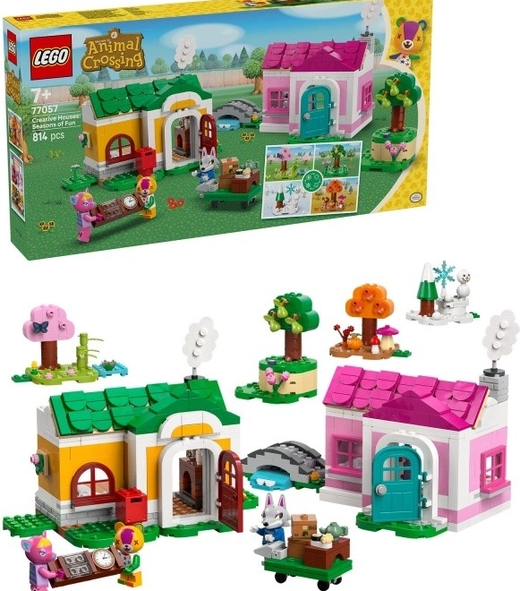 Lego Animal Crossing Kreatív házak: Játékidő