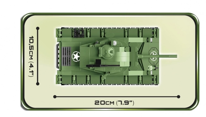 Cobi M24 Chaffee harckocsi építő készlet