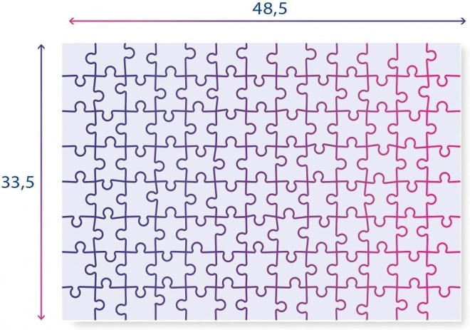 Clementoni világító Puzzle Jégvarázs 2, 104 darab