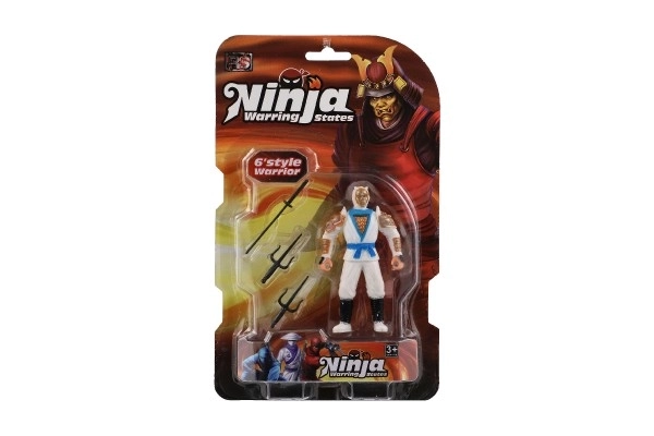 Ninja figura 10 cm kiegészítőkkel