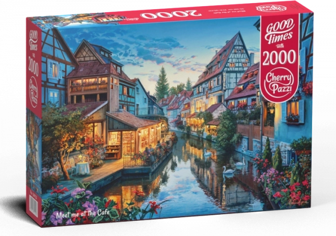 Találkozás egy kávézóban puzzle 2000 darabos