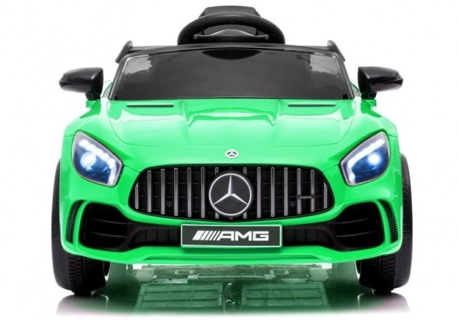 Mercedes AMG GT R zöld elektromos autó gyermekeknek