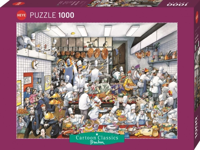 Heye puzzle cartoon classics: kreatív szakácsok, 1000 darab