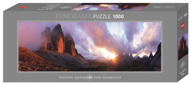 Panoráma puzzle Tre Cime, Dolomitok, Olaszország