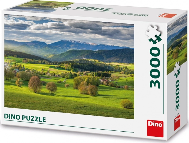 Puzzle Tavaszi táj a Povrazník felett