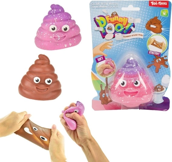 Rugalmas antistressz gyurmagyurma, 7 cm, különböző színekben