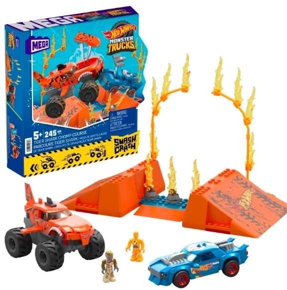 Hot Wheels tigriscápa építőkészlet