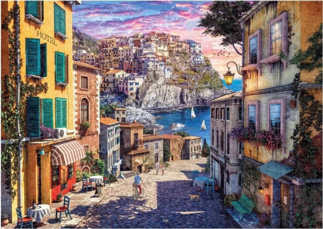 Itáliai tengerparti puzzle 3000 darabos