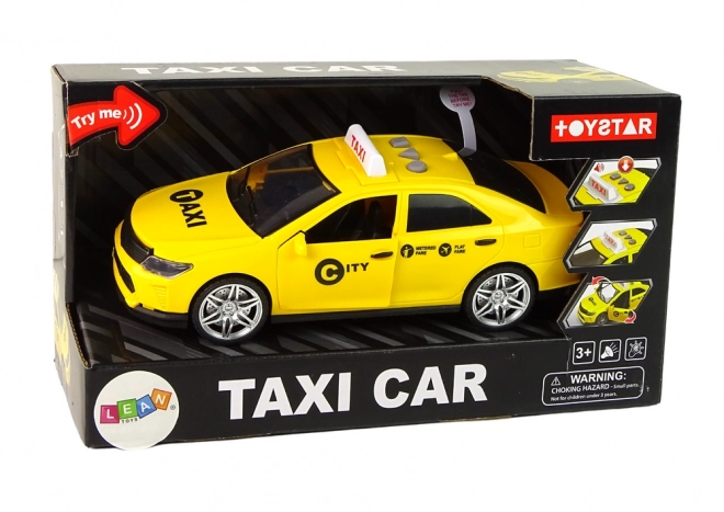 Taxi játékautó hang- és fényhatásokkal