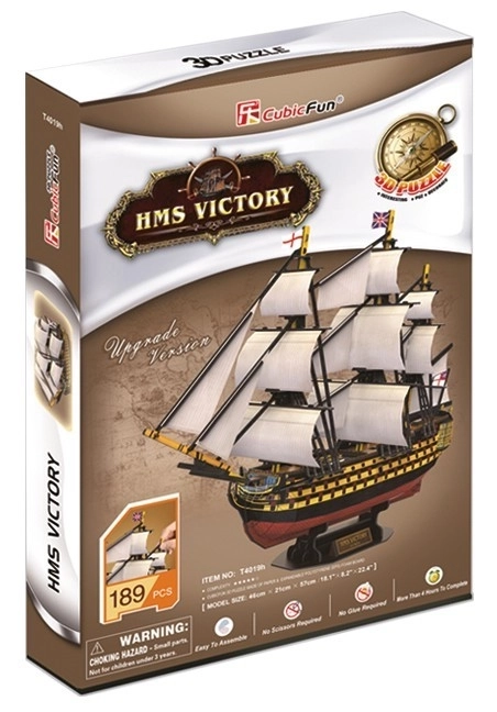 HMS Victory 3D puzzle vitorláshajó