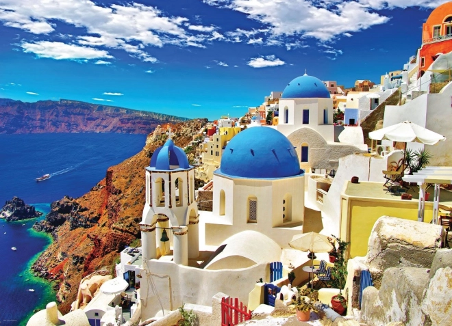 Oia, Santorini, Görögország 1000 darabos puzzle