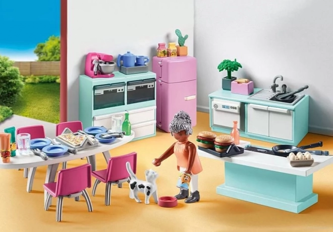 Playmobil konyha étkezővel készlet