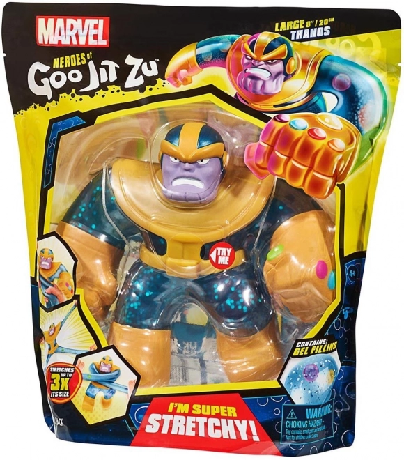 Goo Jit Zu figura Thanos Marvel puha nyújtható gniotek