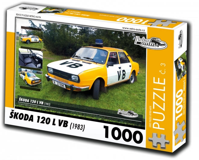Puzzle RETRO-AUTA Škoda 120 L VB 1000 darab