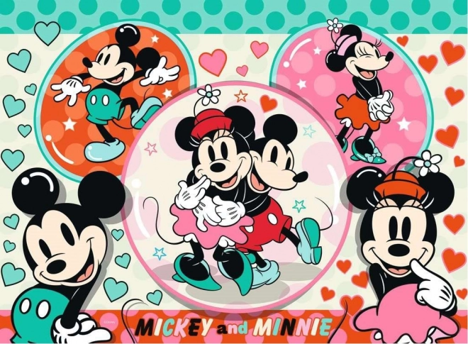 Ravensburger Puzzle Mickey és Minnie: Álom Pár XXL 150 Darab