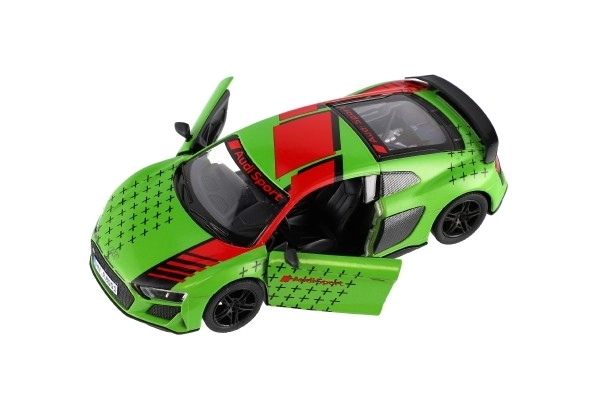 Audi R8 Coupé 2020 modellautó visszahúzhatós 1:36 méretarány