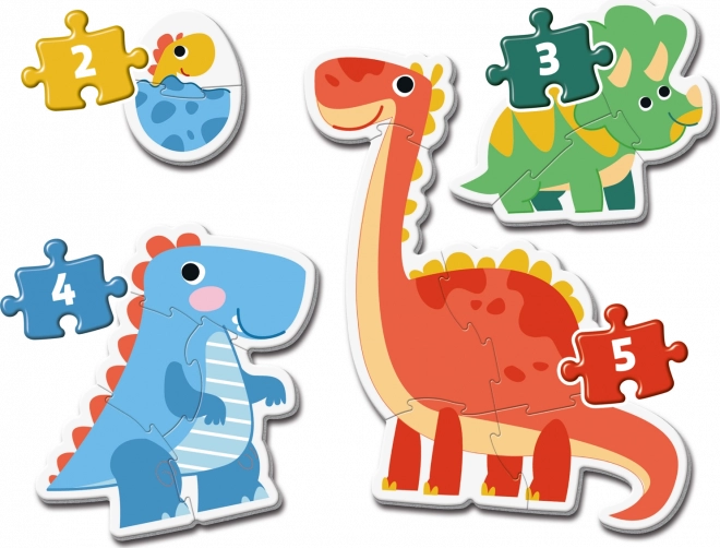 Első puzzle-készletem - Dinoszauruszok