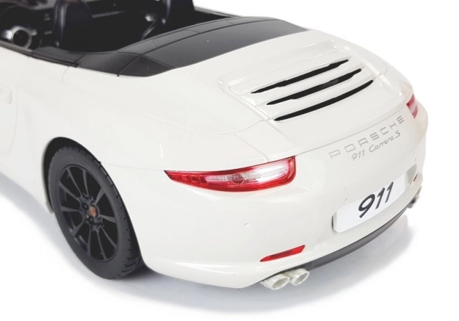 Távirányítós Porsche 911 Carrera S fehér autó 1:12 méretarányban