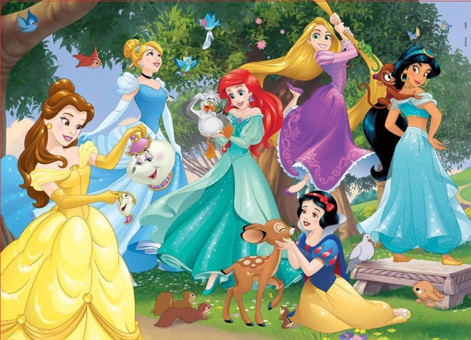 disney hercegnők 100 darabos fa puzzle