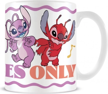 Kerámia bögre Lilo és Stitch Good Vibes 315 ml