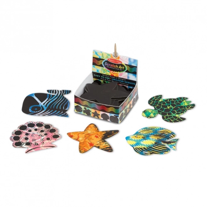 Ocean kreatív karckép készlet melissa and doug