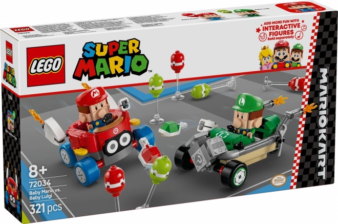 Baby Mario és Baby Luigi verseny kockák - LEGO Super Mario