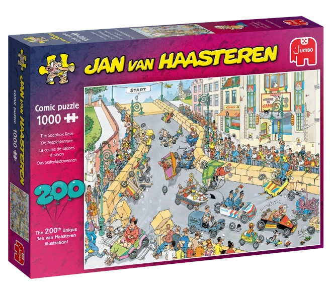 Jumbo puzzle Jan van Haasteren gokartverseny 1000 darabos