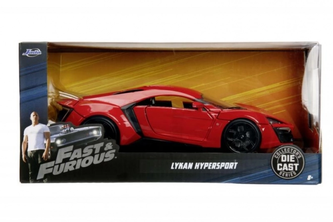 lykan hypersport gyors és dühös autómodell 1:24