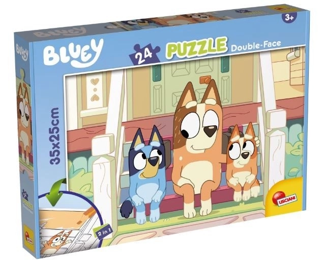 24 darabos puzzle Bluey szereplőkkel