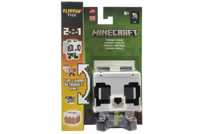 Minecraft Panda és Torta 2 az 1-ben Játékfigura