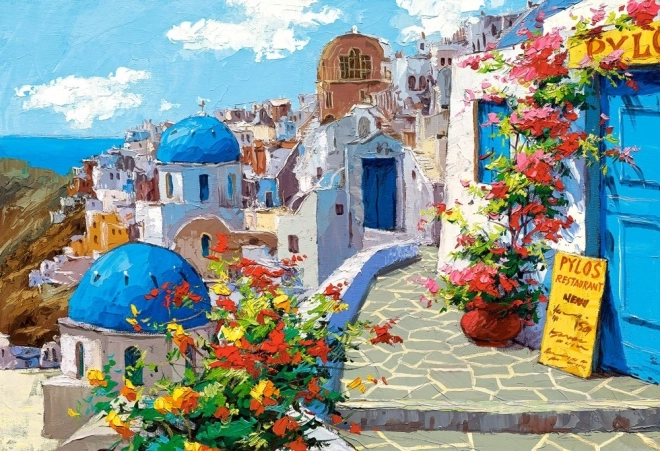 Tavasz Santoriniben 2000 db-os Puzzle