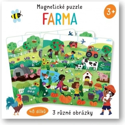 Svojtka & Co. Mágneses puzzle Tanyasi