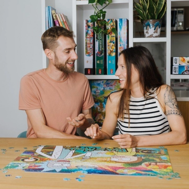 Trefl Puzzle 1000 darabos Rick és Morty