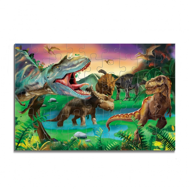 Maxi puzzle dinoszauruszokkal