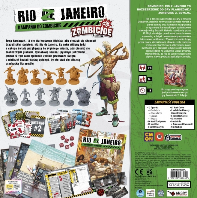 Zombicide 2. kiadás: rio z janeiro kiegészítő