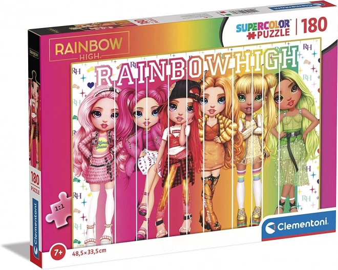 SzuperColor Puzzle 180 darabos - Rainbow High