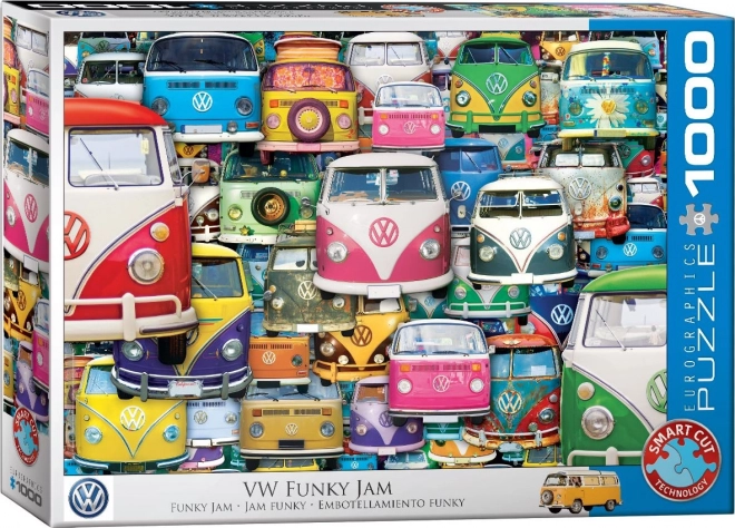 Funky Jam Volkswagen busz puzzle 1000 darabos