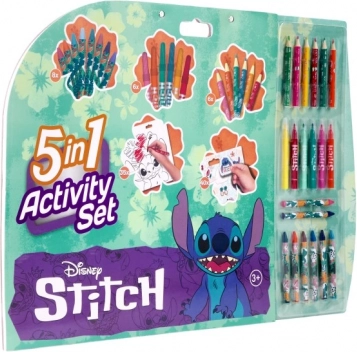 5 az 1-ben rajzkészlet Stitch mintával