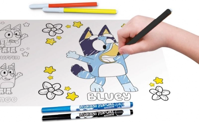 BLUEY világítós rajzasztal A4 sablonokkal