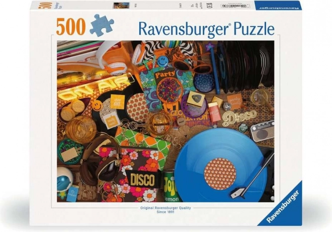 Ravensburger bakelit lemezek puzzle 500 darabos