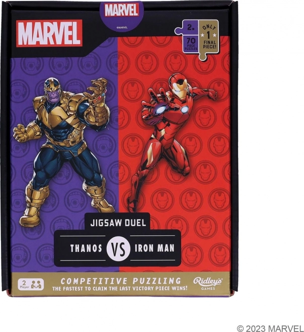 Puzzle párbaj MARVEL Bosszúállók: Thanos vs Vasember