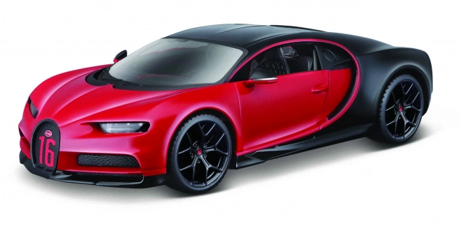 Bburago Bugatti Chiron Sport piros autómodell 1:32 méretarány