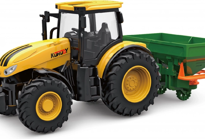 Gyerek traktor fény- és hanghatásokkal és kiegészítőkkel, 27,5 cm