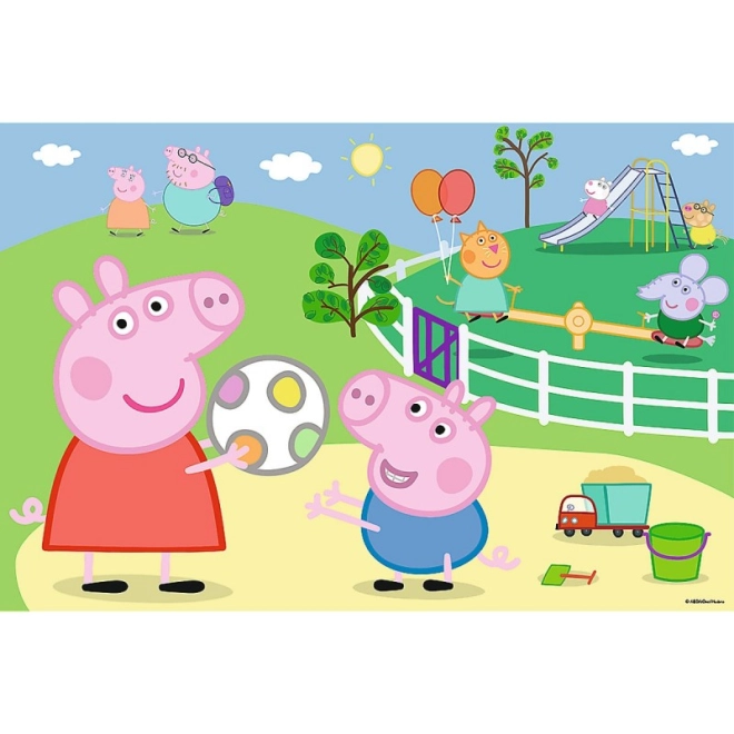 népszerű PEPPA PIG motívum a játszótéren