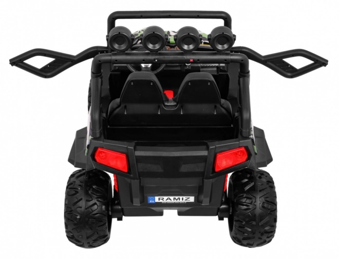 Gyermek terepjáró Grand Buggy 4x4 álcával, LED világítással és MP3 rádióval