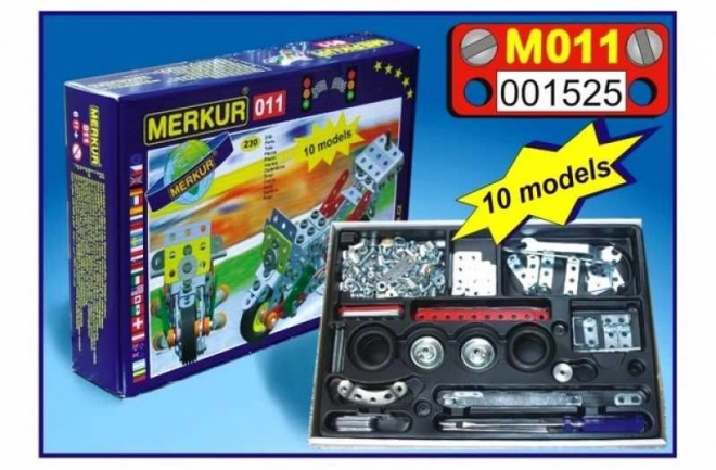 Merkur motorkás építőkészlet - 10 modell